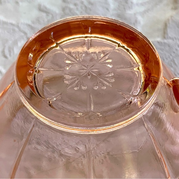 Pink Depression Glass Cup and Saucer - Picture 7 of 11